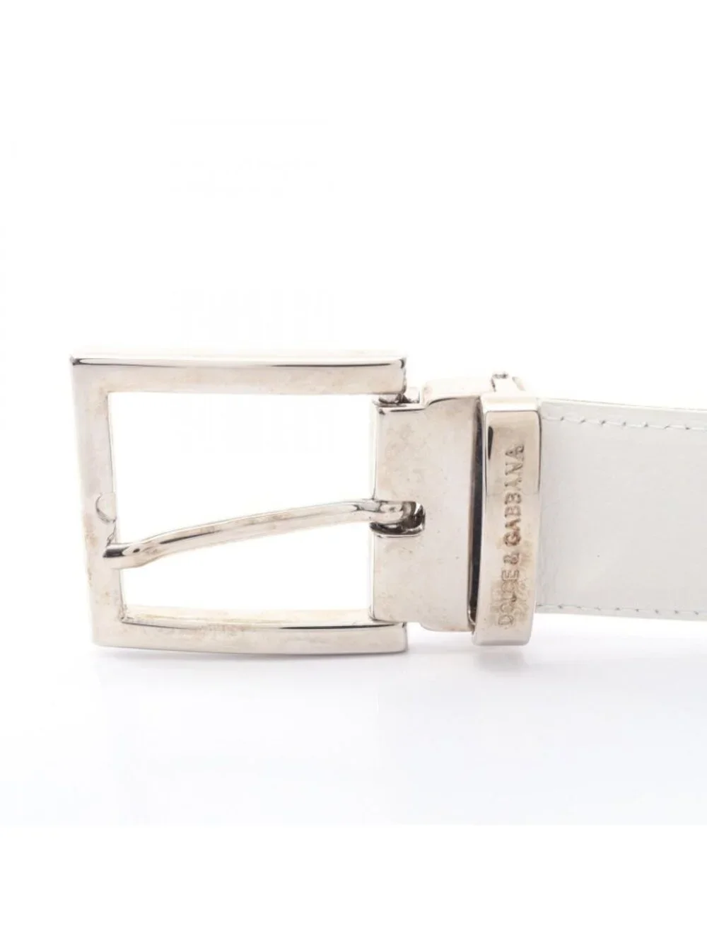 Dolce & Gabbana Belt Logo Buckle Leather